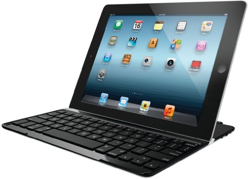 Logitech Ultrathin Keyboard Cover Bluetooth-Tastatur für Apple iPad 4, iPad 3 und iPad 2. Generation schwarz