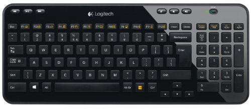 Logitech K360 Tastatur schnurlos schwarz (deutsches Tastaturlayout, QWERTZ)